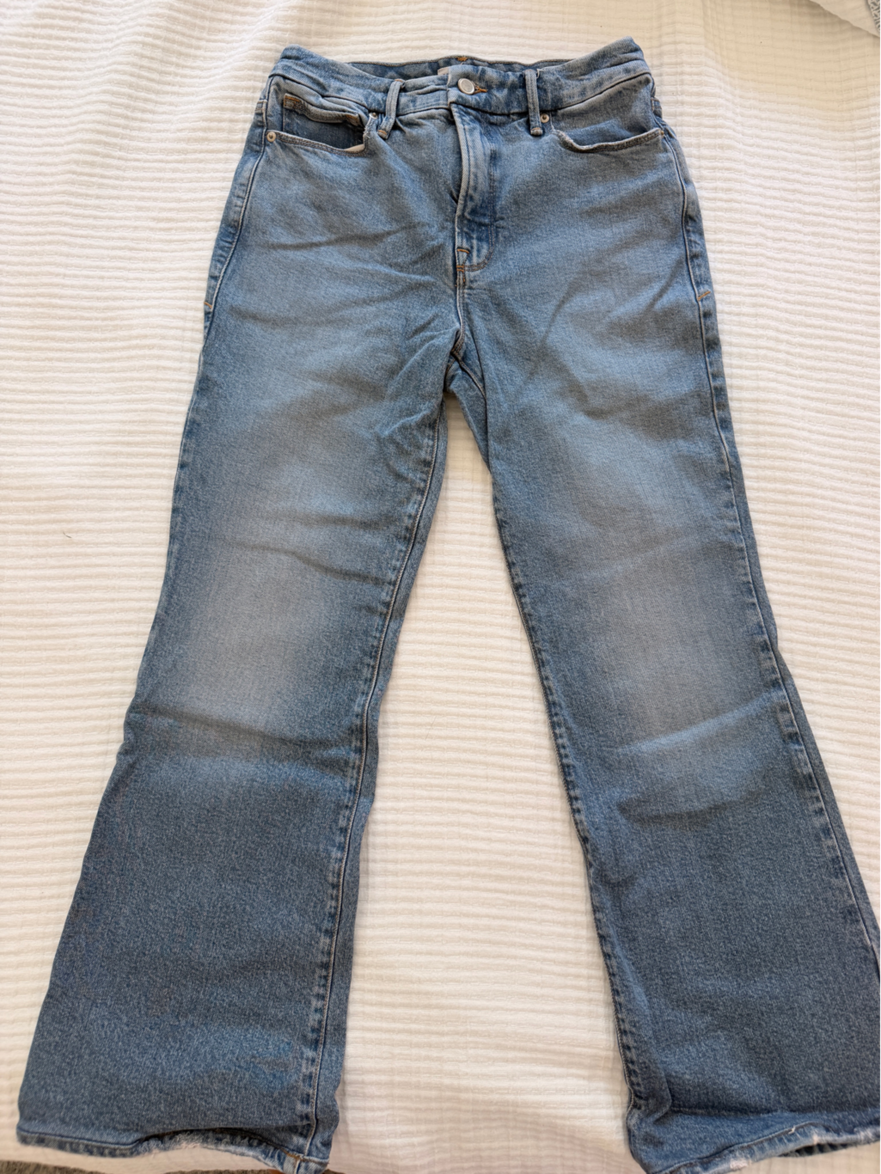 Good American Classic Bootcut Light Denim  27 Inseam  Size 26